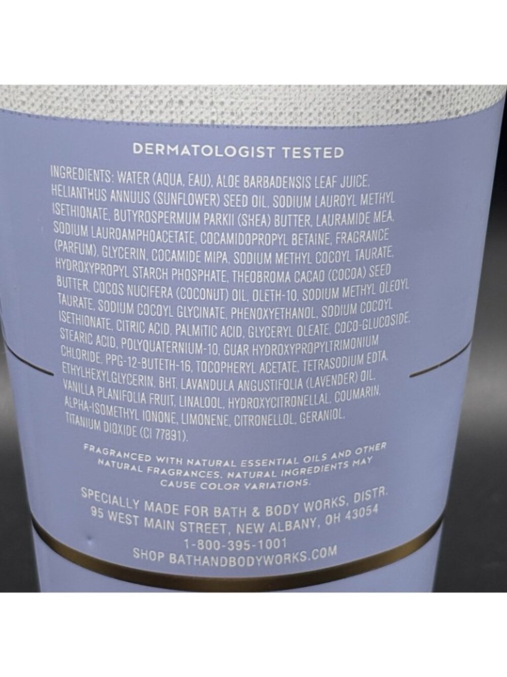 Bath & Body Works Moisturizing Body Wash Lavender Vanilla Aromatherapy 10 oz - Picture 10 of 15